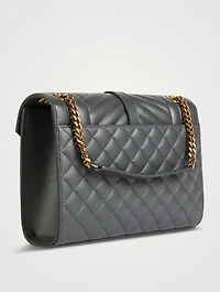 Medium YSL Monogram Leather Envelope Bag