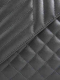 Medium YSL Monogram Leather Envelope Bag