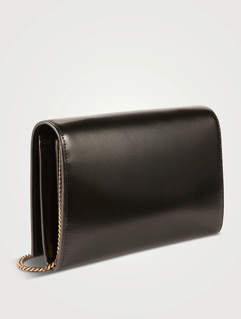 YSL Monogram Leather Wallet Chain Bag