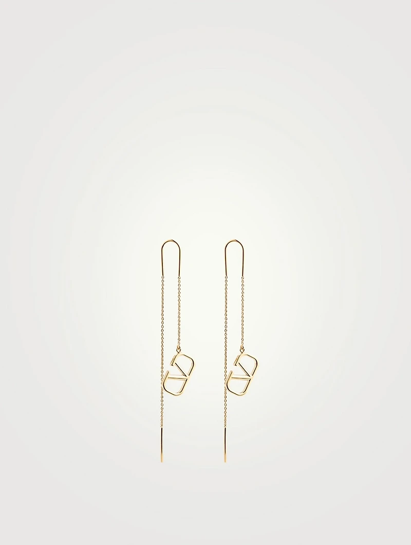 VLOGO Threader Earrings