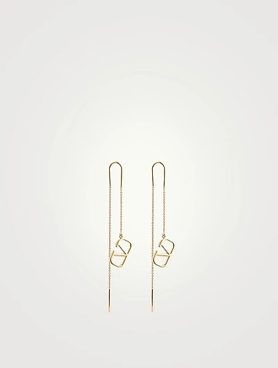 VLOGO Threader Earrings