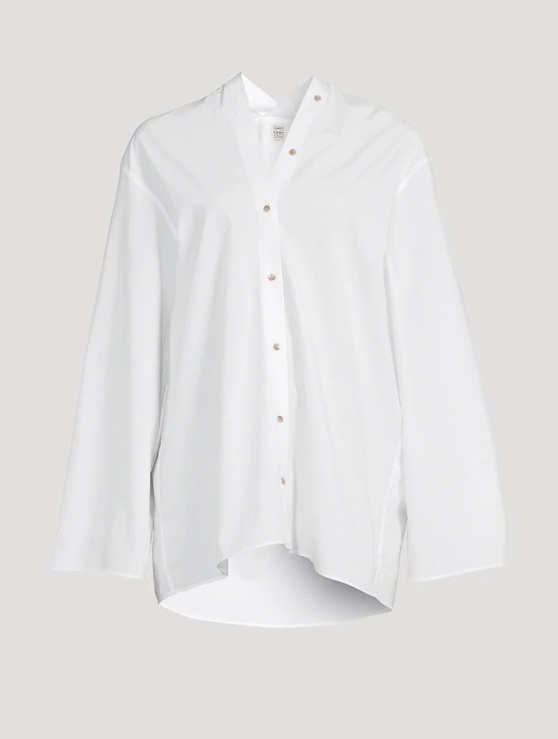 Organic Cotton Poplin Blouse
