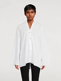 Organic Cotton Poplin Blouse