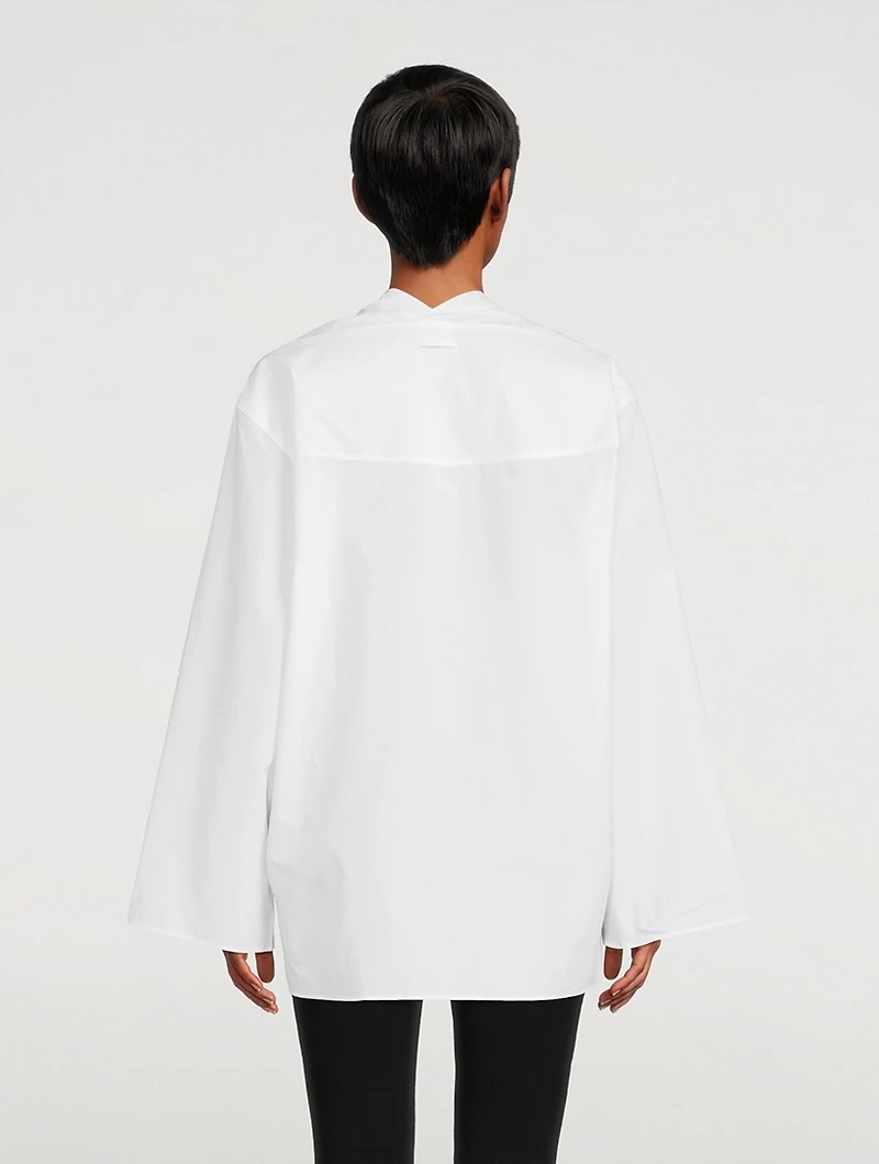 Organic Cotton Poplin Blouse