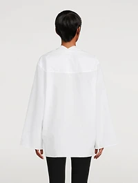 Organic Cotton Poplin Blouse