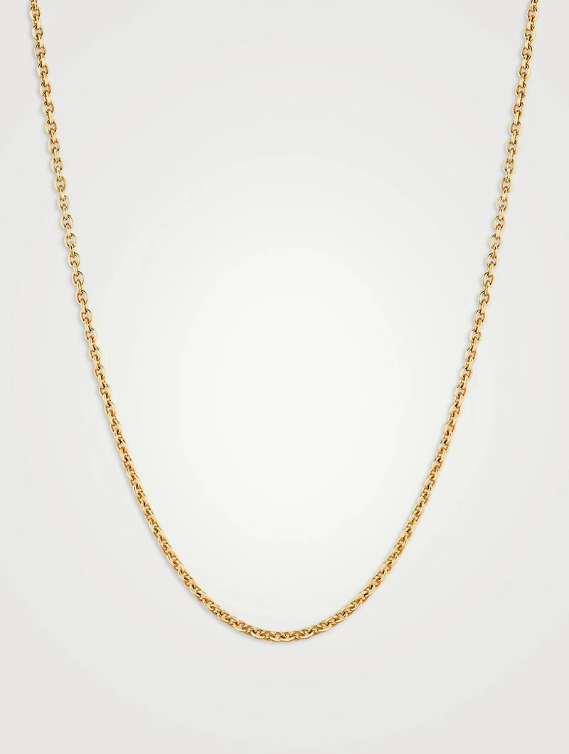 Magnetic 18K Round Gold Chain