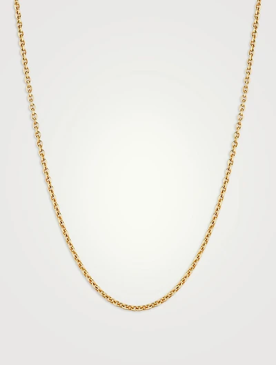 Magnetic 18K Round Gold Chain