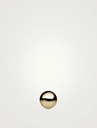 14K Gold Ball Threaded Stud Earring