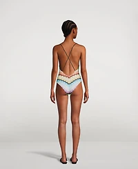 Knit One-Piece Swimsuit