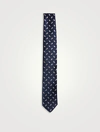 Silk Jacquard Paisley Tie