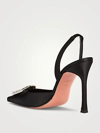 Camelia Satin Slingback Pumps