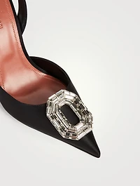 Camelia Satin Slingback Pumps