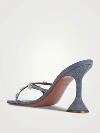 Lily Denim Slingback Sandals