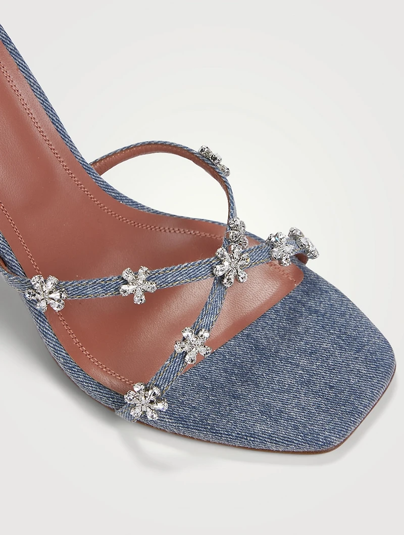 Lily Denim Slingback Sandals