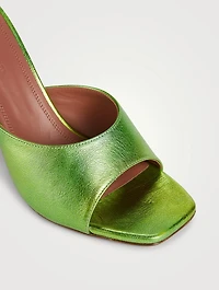 Lupita Leather Heeled Sandals
