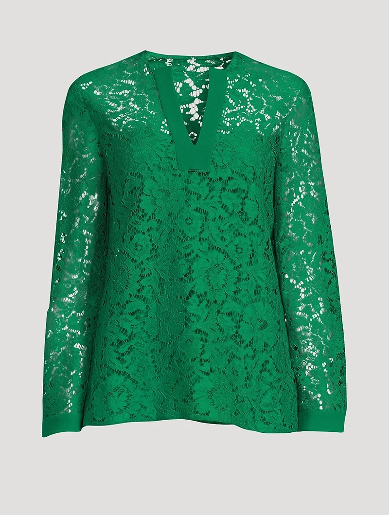 Lace Tunic Blouse