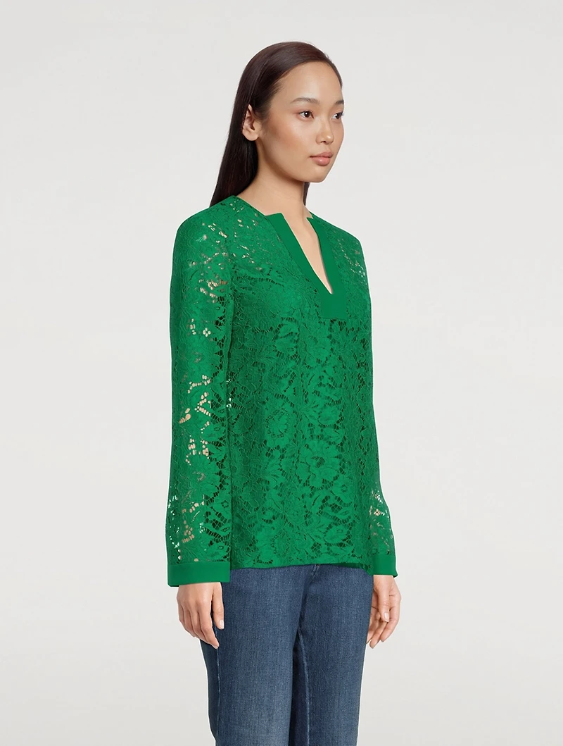 Lace Tunic Blouse