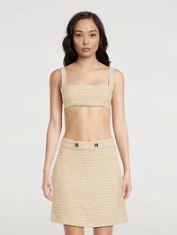 Tweed Crop Top