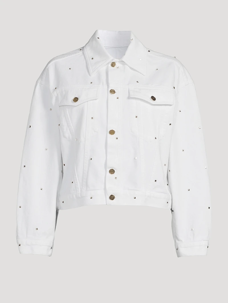 Rockstud Spike Denim Jacket
