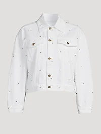 Rockstud Spike Denim Jacket