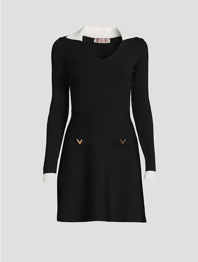 Knit Polo Dress