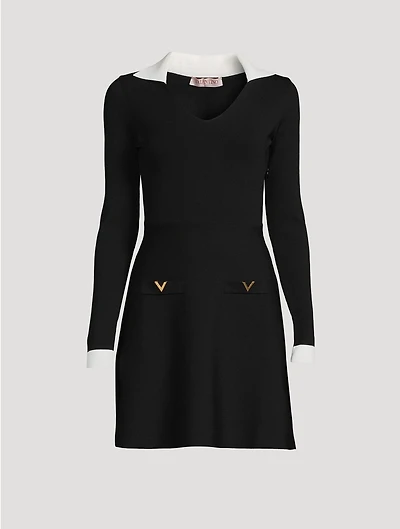 Knit Polo Dress