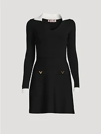 Knit Polo Dress