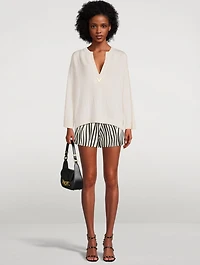 Crepe Couture Shorts Zebra 1966 Print