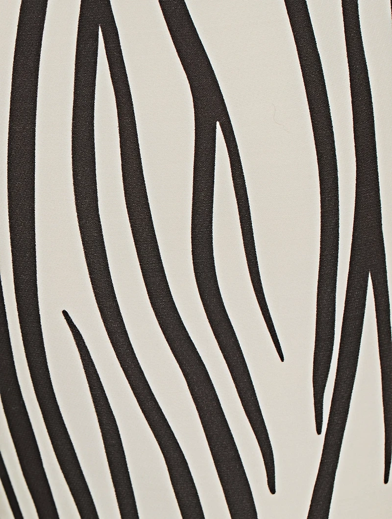 Crepe Couture Shorts Zebra 1966 Print