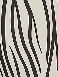 Crepe Couture Shorts Zebra 1966 Print