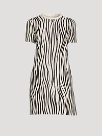 Shift Dress Zebra 1966 Print