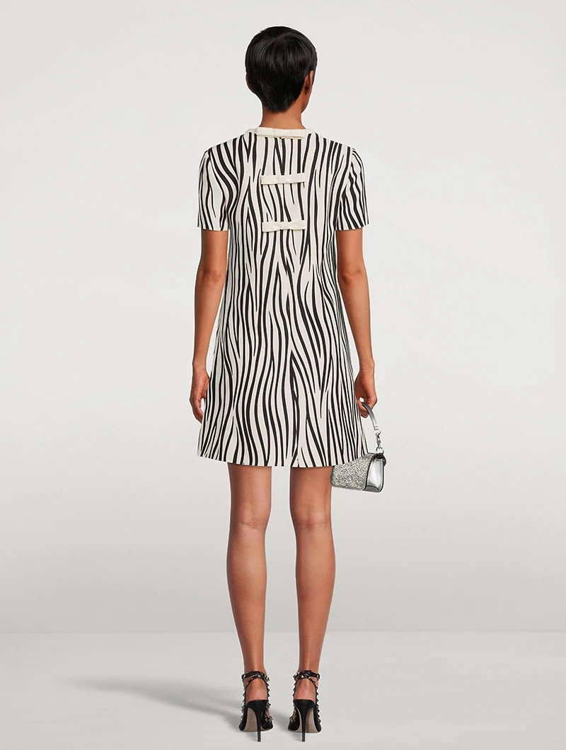 Shift Dress Zebra 1966 Print