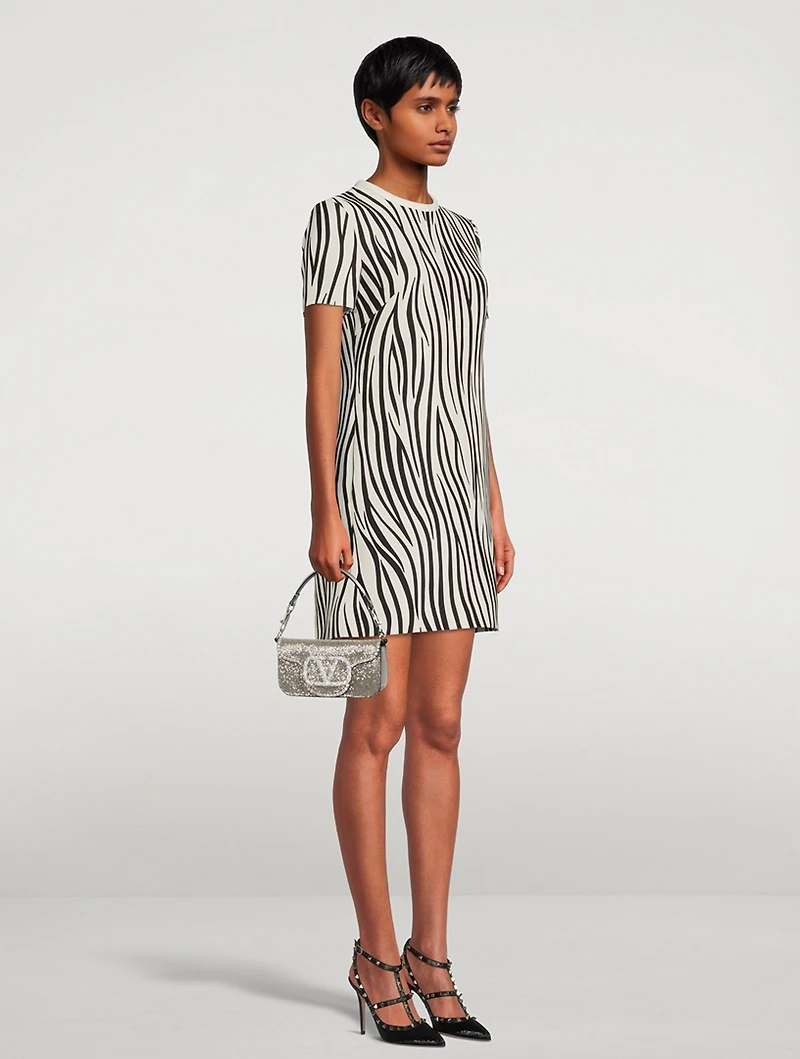 Shift Dress Zebra 1966 Print