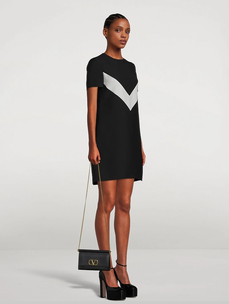 Crepe Couture Shift Dress