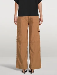 Wide-Leg Cargo Pants