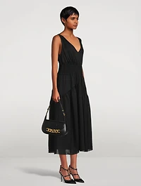 Smocked Midi Dress
