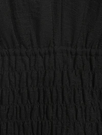Smocked Midi Dress