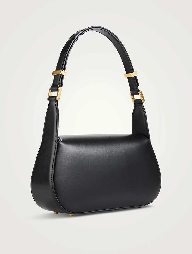 VLOGO Chain Leather Shoulder Bag