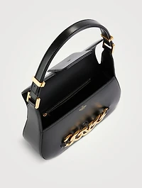 VLOGO Chain Leather Shoulder Bag