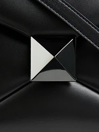 One Stud Leather Satchel