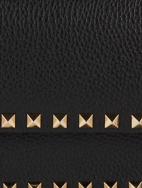 Rockstud Leather Crossbody Pouch