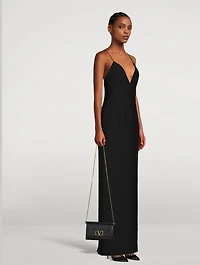 VLOGO Leather Crossbody Bag