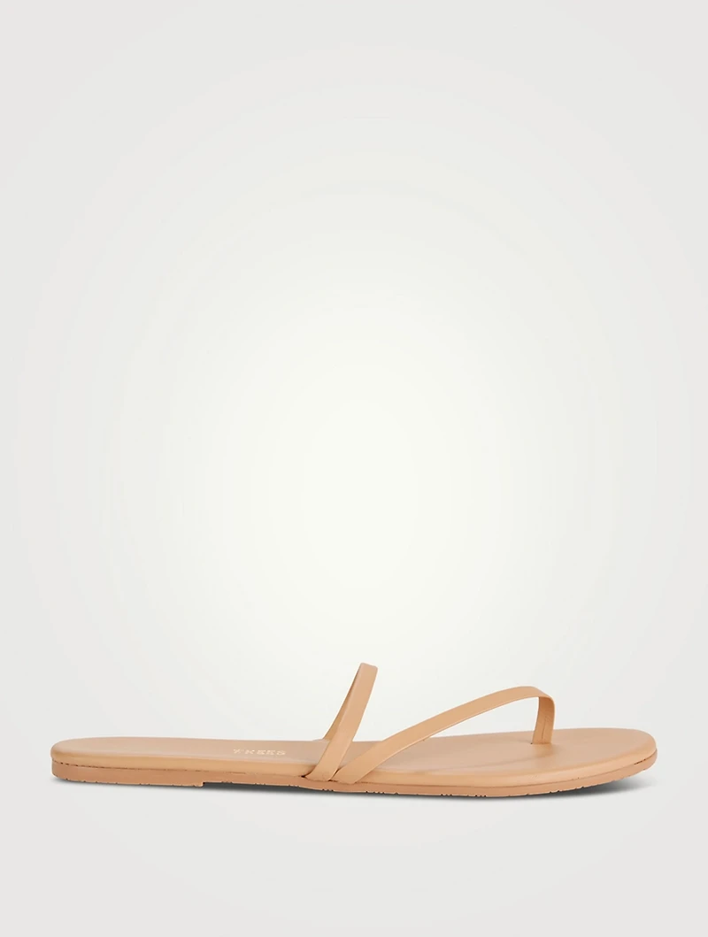 Sarit Leather Slide Sandals