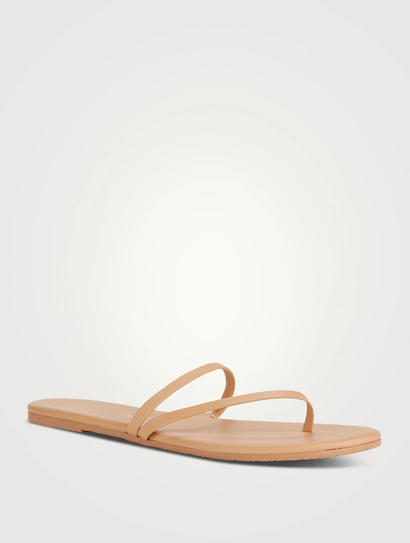 Sarit Leather Slide Sandals
