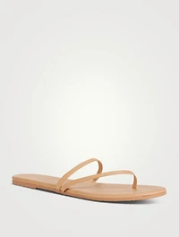 Sarit Leather Slide Sandals