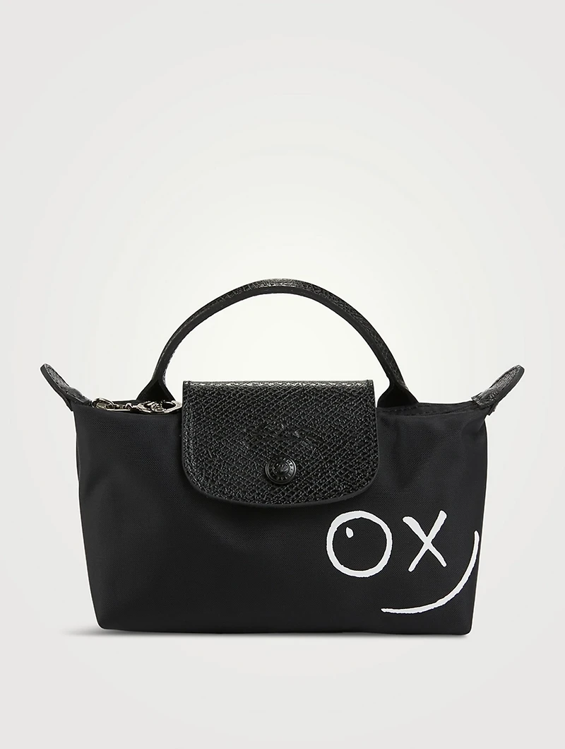 Longchamp x André Le Pliage Cosmetic Case