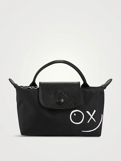 Longchamp x André Le Pliage Cosmetic Case