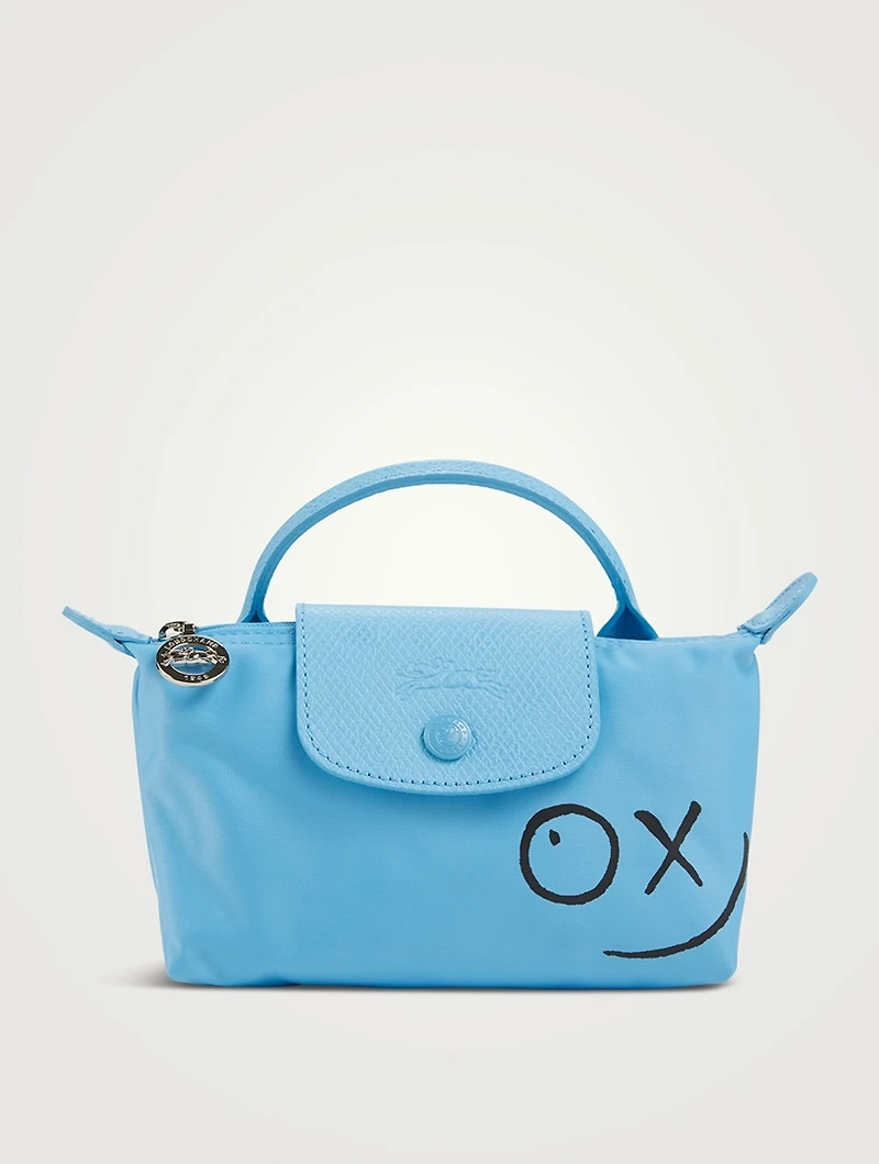 Longchamp x André Le Pliage Cosmetic Case