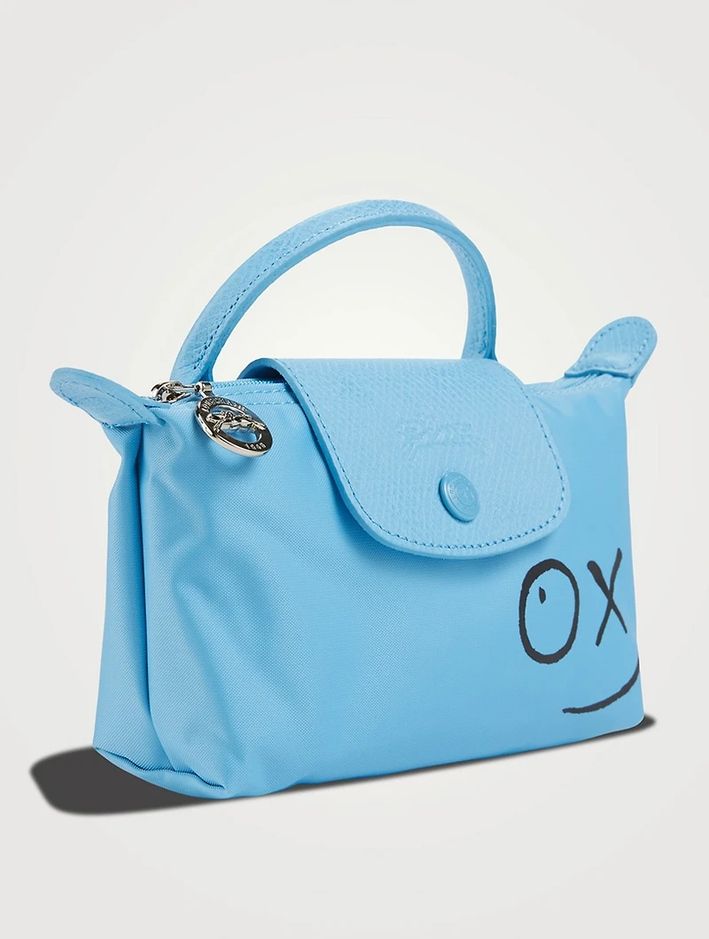 Longchamp x André Le Pliage Cosmetic Case
