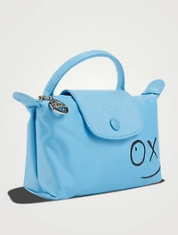 Longchamp x André Le Pliage Cosmetic Case
